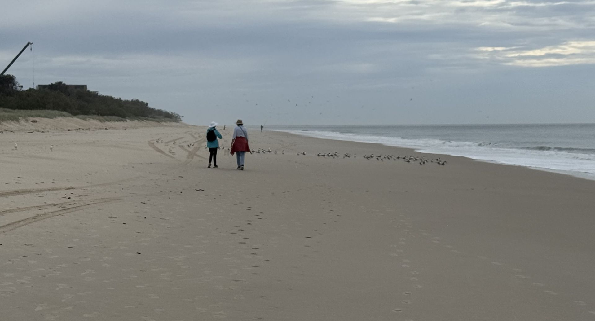 Walking on Woorim Beach