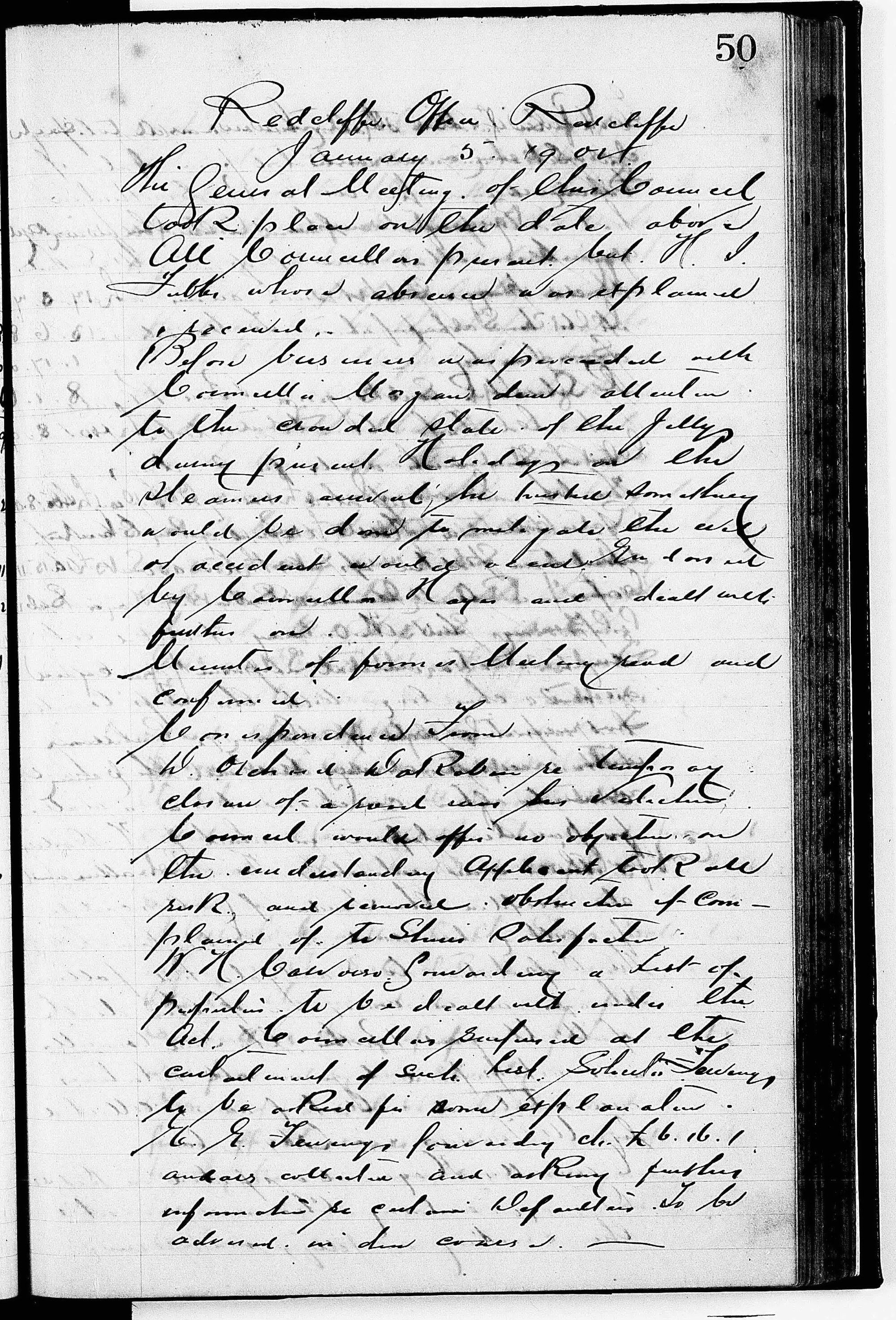 Redcliffe Shire Council Minutes - 5 January 1904 - 6 December 1904