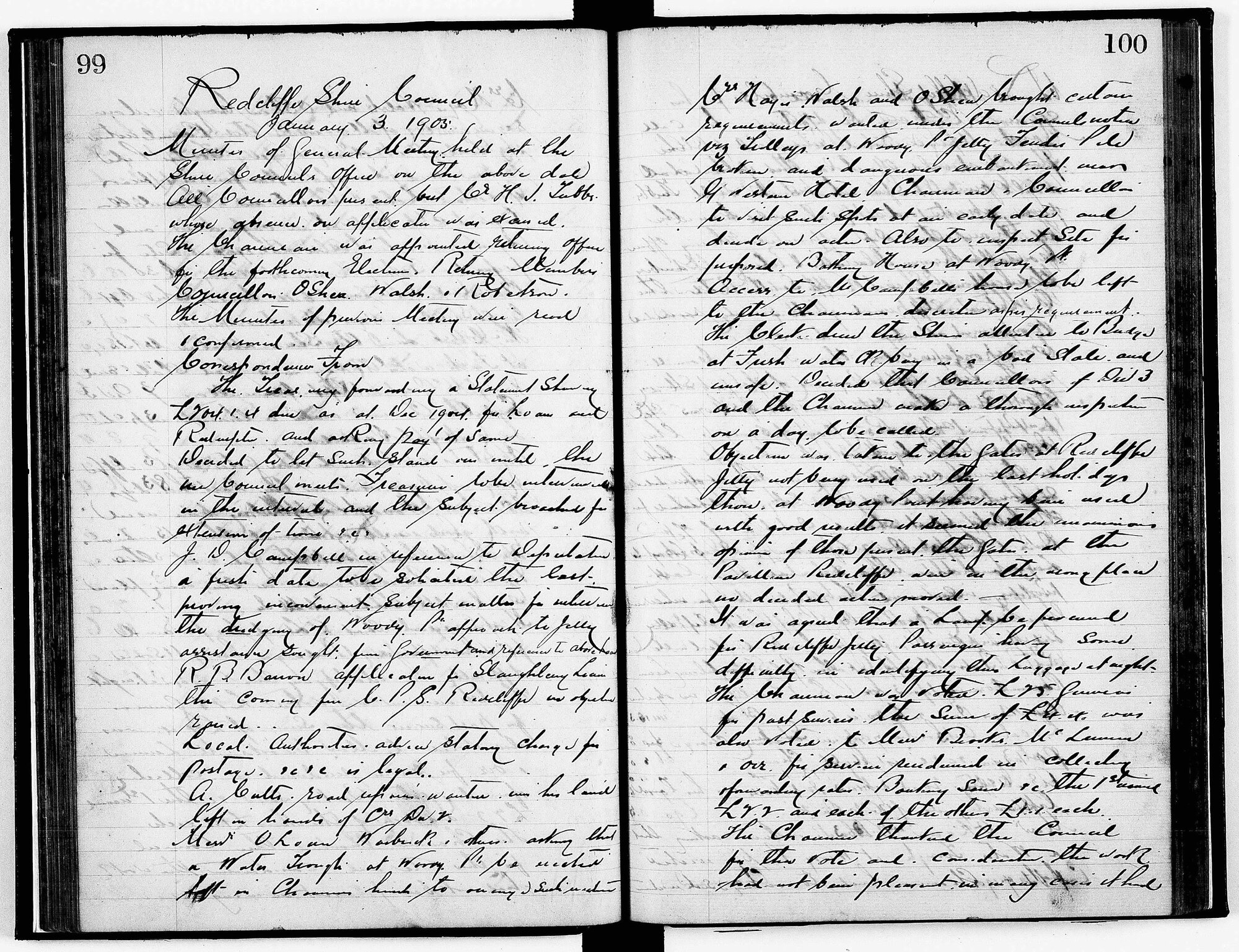 Redcliffe Shire Council Minutes - 3 January 1905 - 4 December 1905