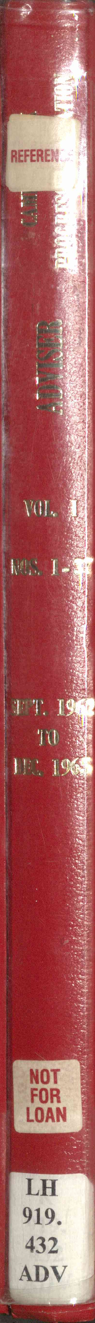 Adviser - September 1962 to December 1965