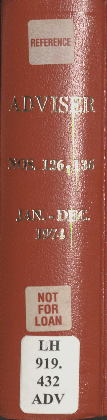 Adviser - January to December 1974