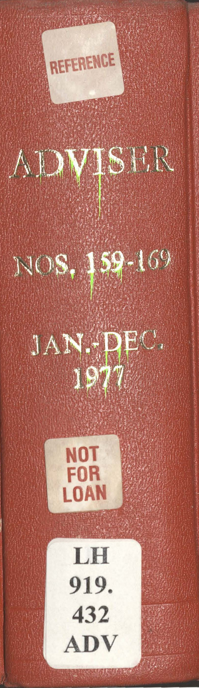 Adviser - January to December 1977