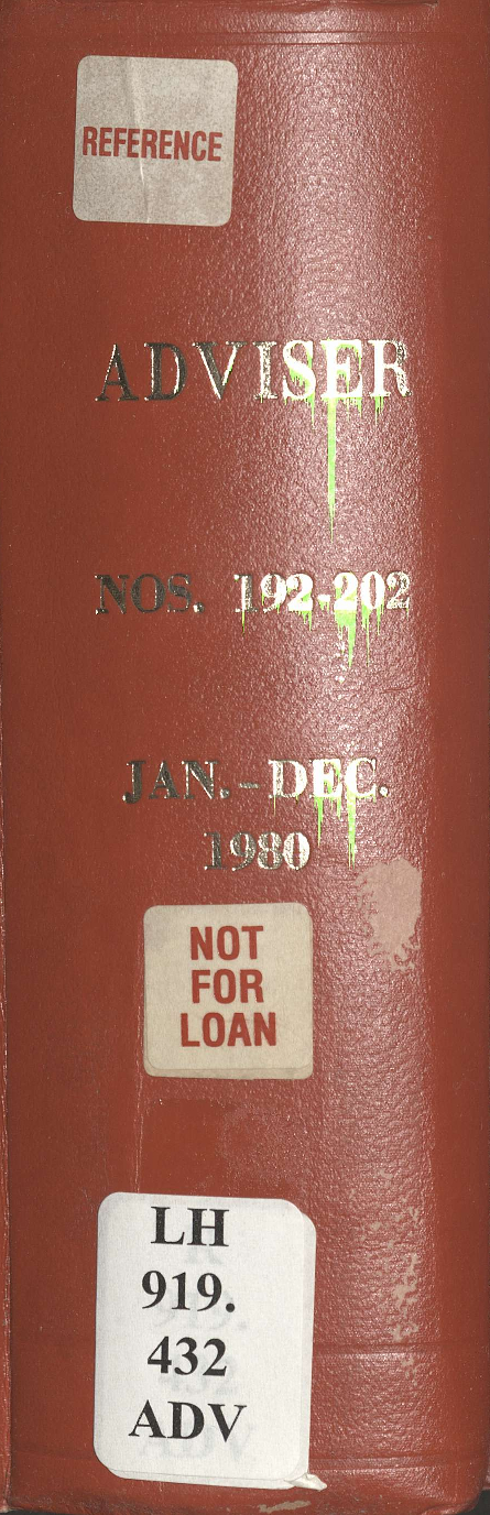 Adviser - January to December 1980