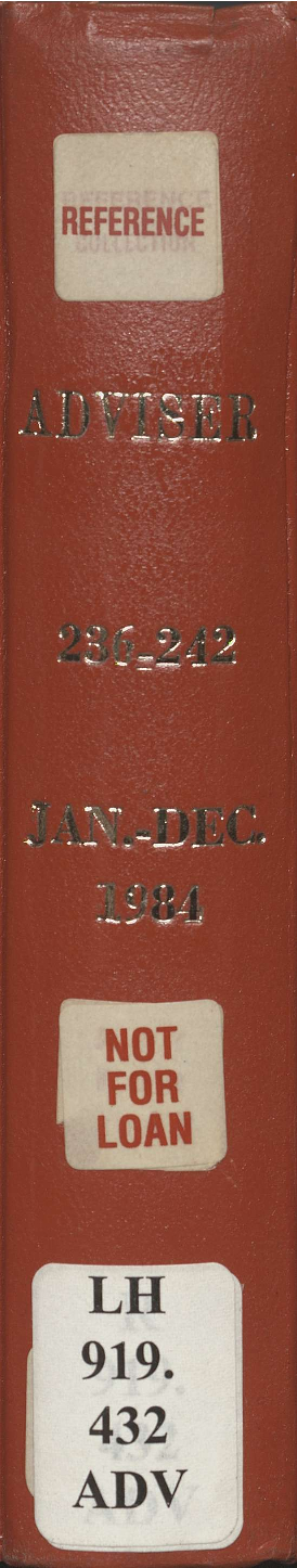 Adviser - January to December 1984