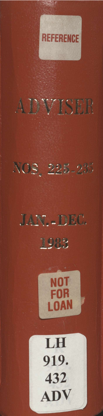 Adviser - January to December 1983