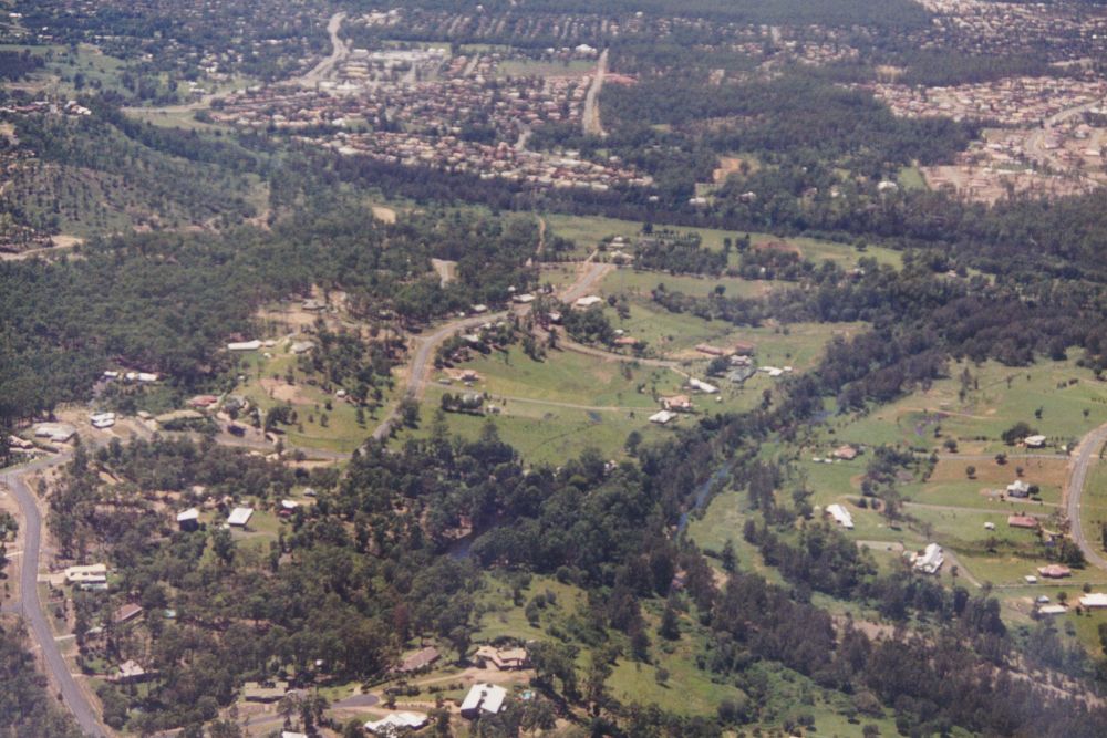 Aerial photograph of possibly the Eatons Hill area