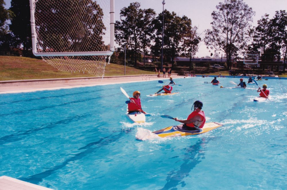 Pool Promotion Day at Lawnton Swimming Pool, Gympie Road Lawnton, 1990s