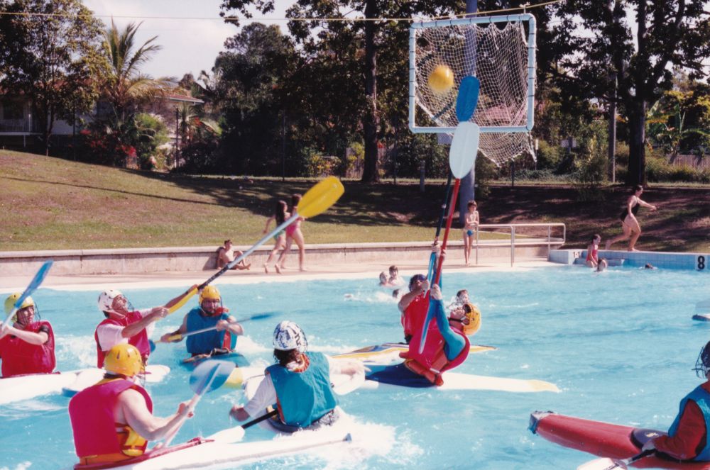 Pool Promotion Day at Lawnton Swimming Pool, Gympie Road Lawnton, 1990s