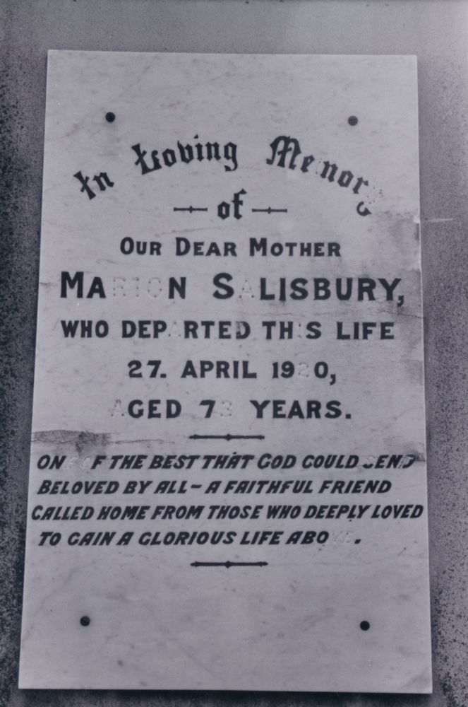 Samsonvale Cemetery, August 1988