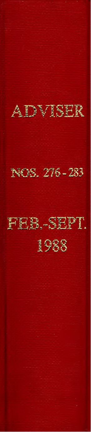 Adviser - February to September 1988