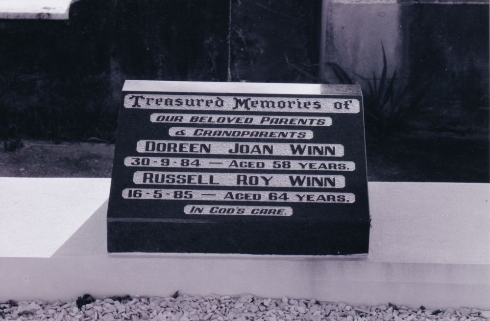 Samsonvale Cemetery, August 1988