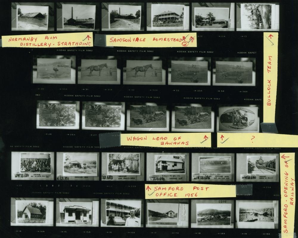 Proof Sheets for publication Tracks and Times, 1988 - Proof Sheet 1