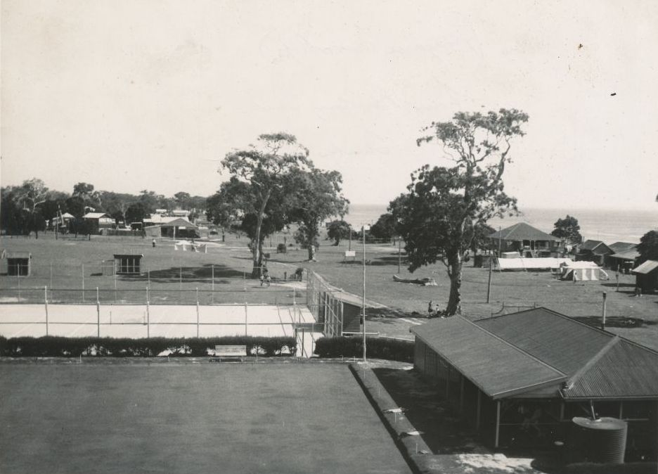 View of Bongaree Township on Bribie Island, ca. 1932