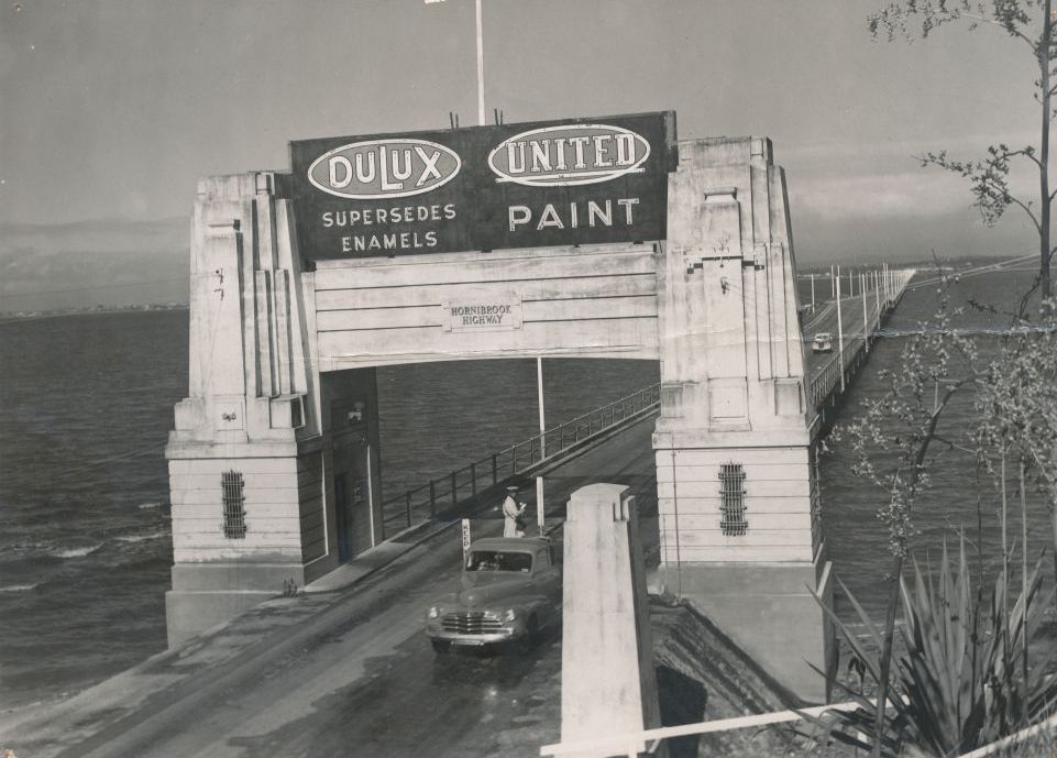 Hornibrook Highway Portal at the Clontarf end of the bridge