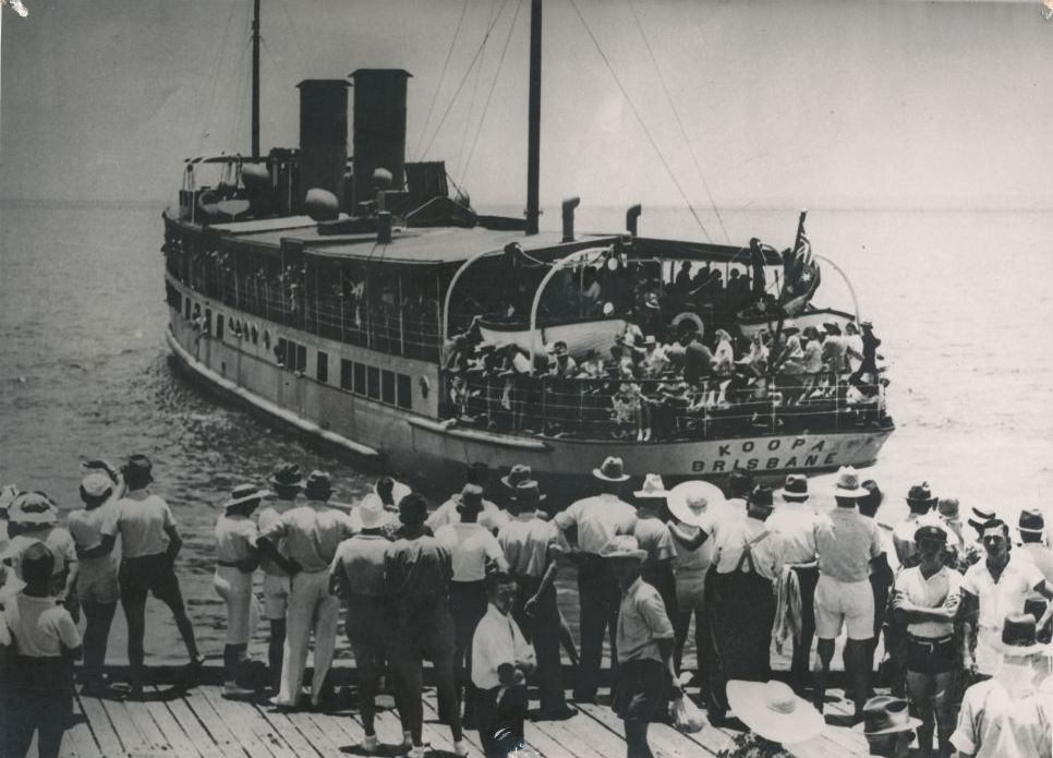 SS Koopa departing Redcliffe Jetty