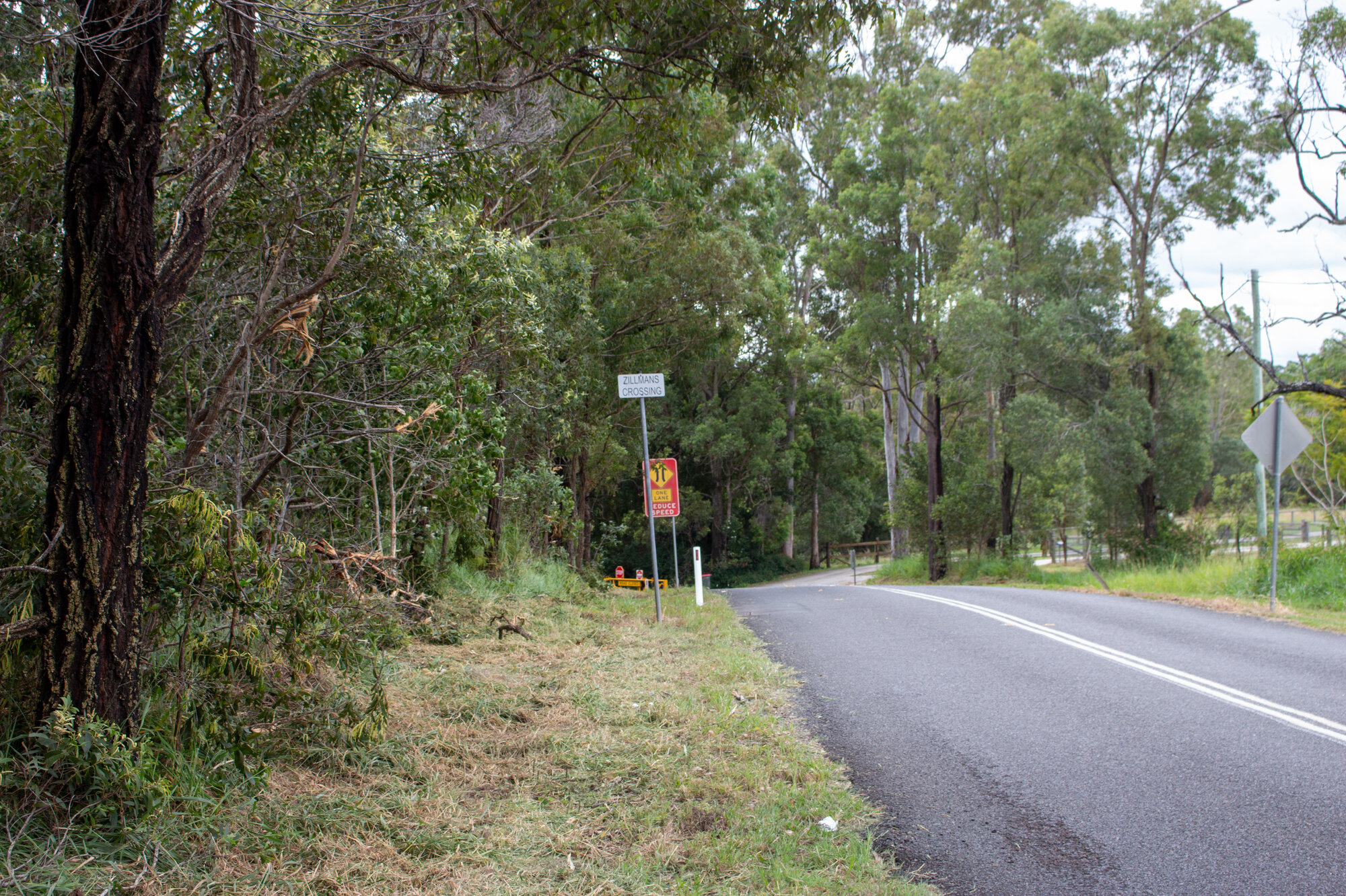 Zillmans Crossing - Old North Road Rocksberg looking north