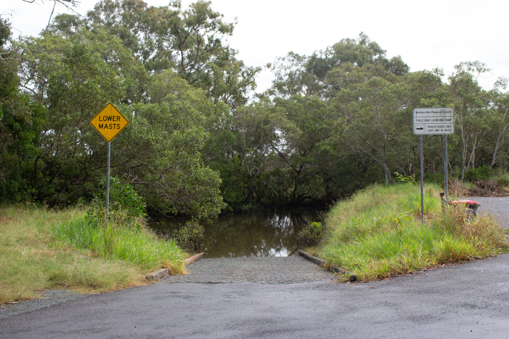 Public boat ramp access to Burpengary Creek