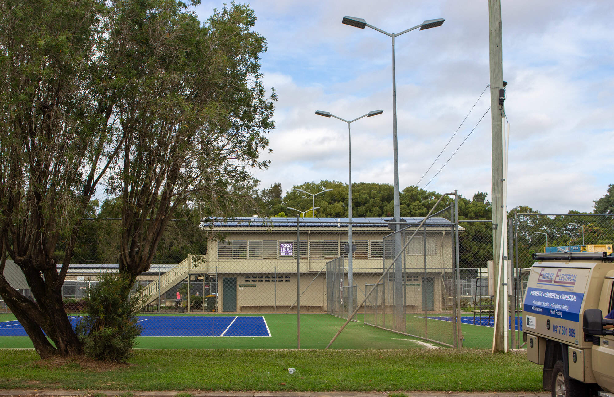 Tennis courts and clubhouse at the Caboolture Sports Complex - 15 Riverview Street Caboolture