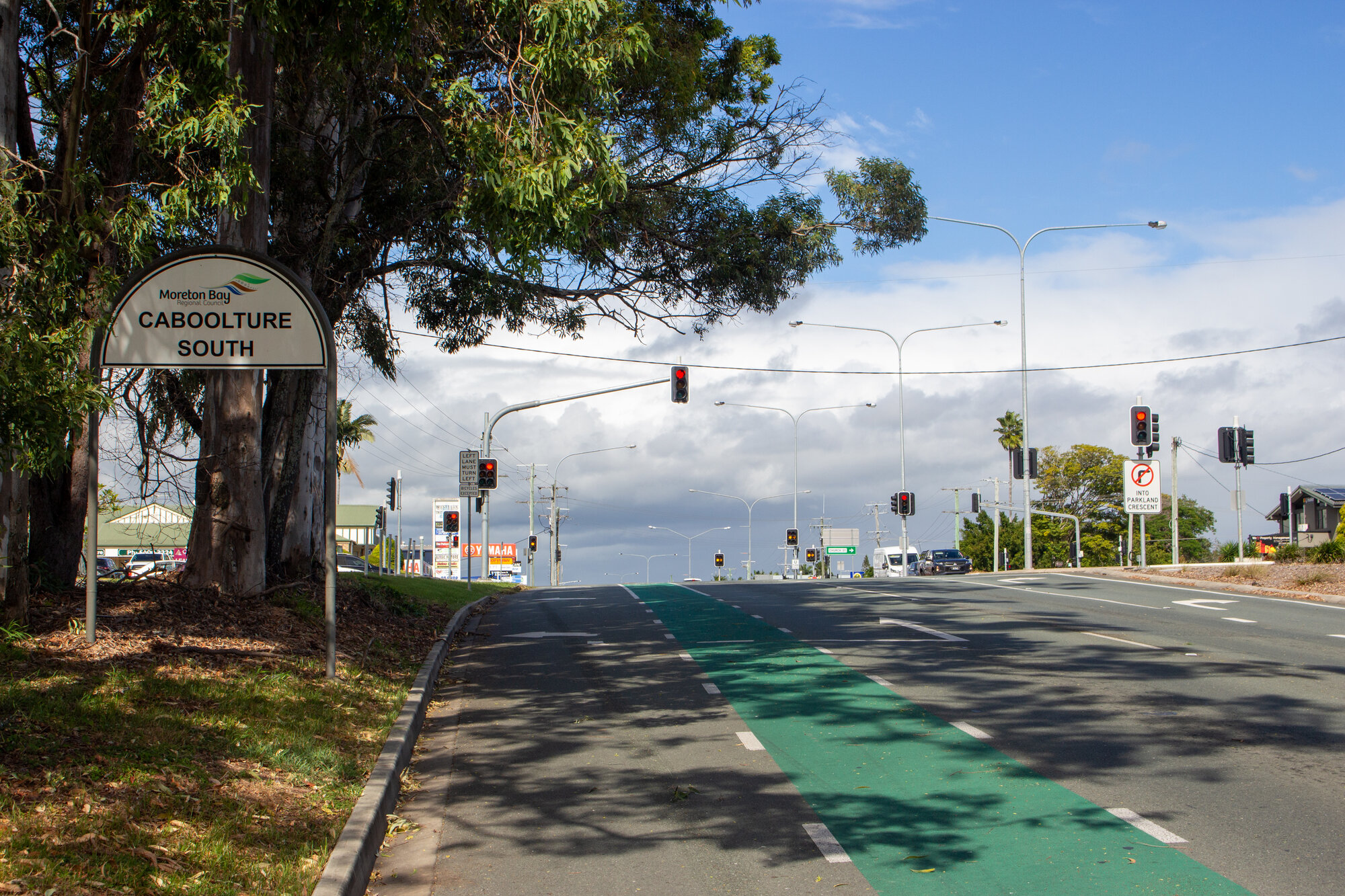 Morayfield Road Caboolture South looking south