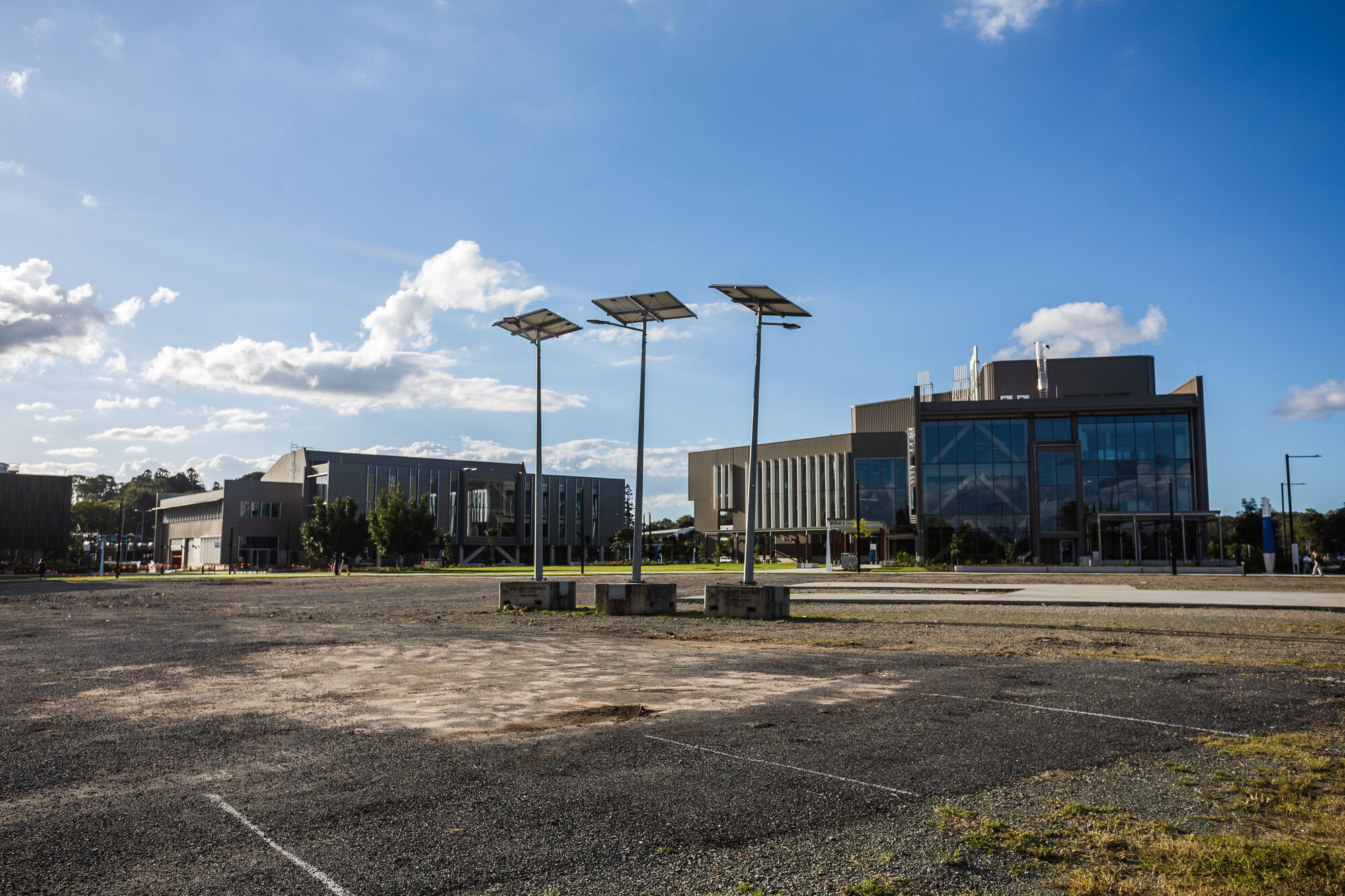University of Sunshine Coast (UniSC) (Moreton Bay Campus) buildings - 1 Moreton Parade Petrie - looking north