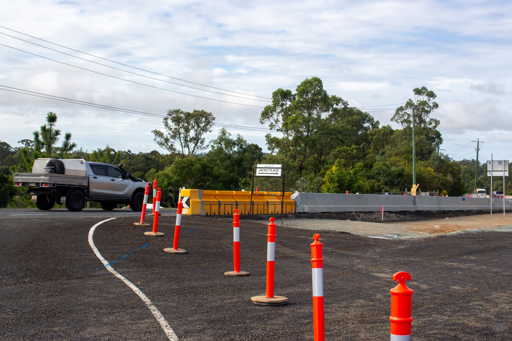 Reconstruction of intersection of Jacko Place and Oakey Flat Road Morayfield