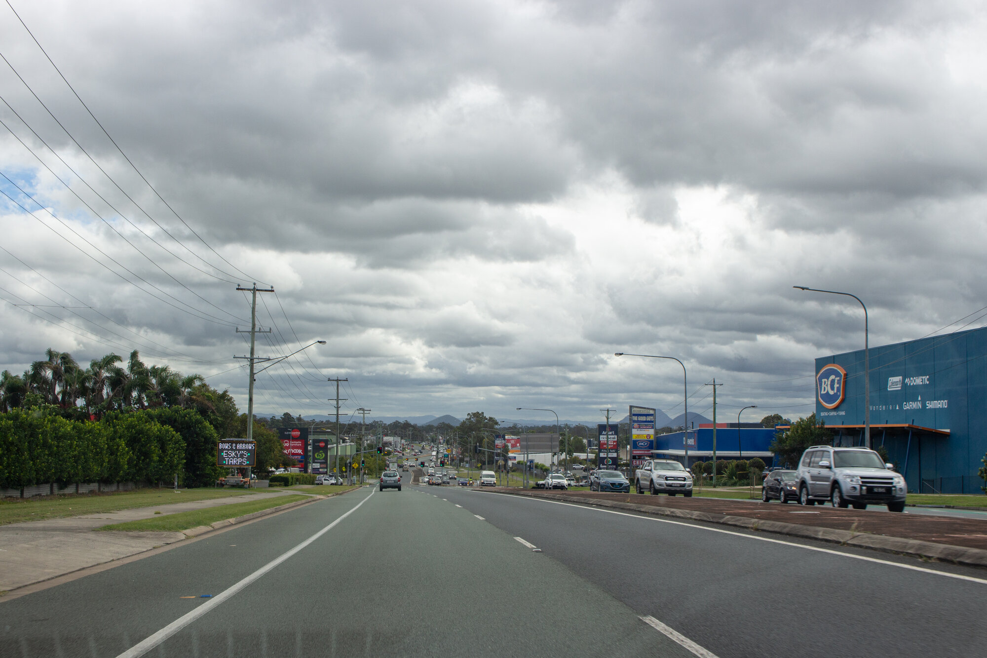 Businesses along Morayfield Road Morayfield - looking northwest