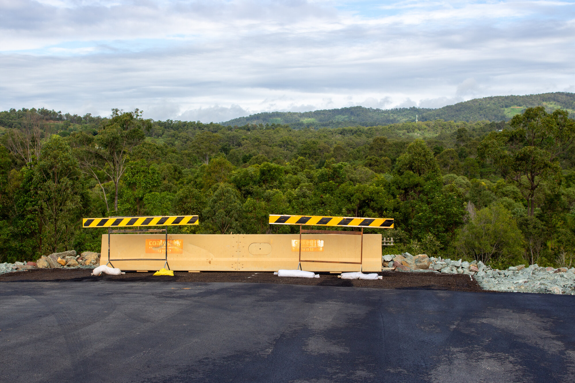 View from new road in Kinma Valley housing development off Jacko Place Morayfield - looking southwest
