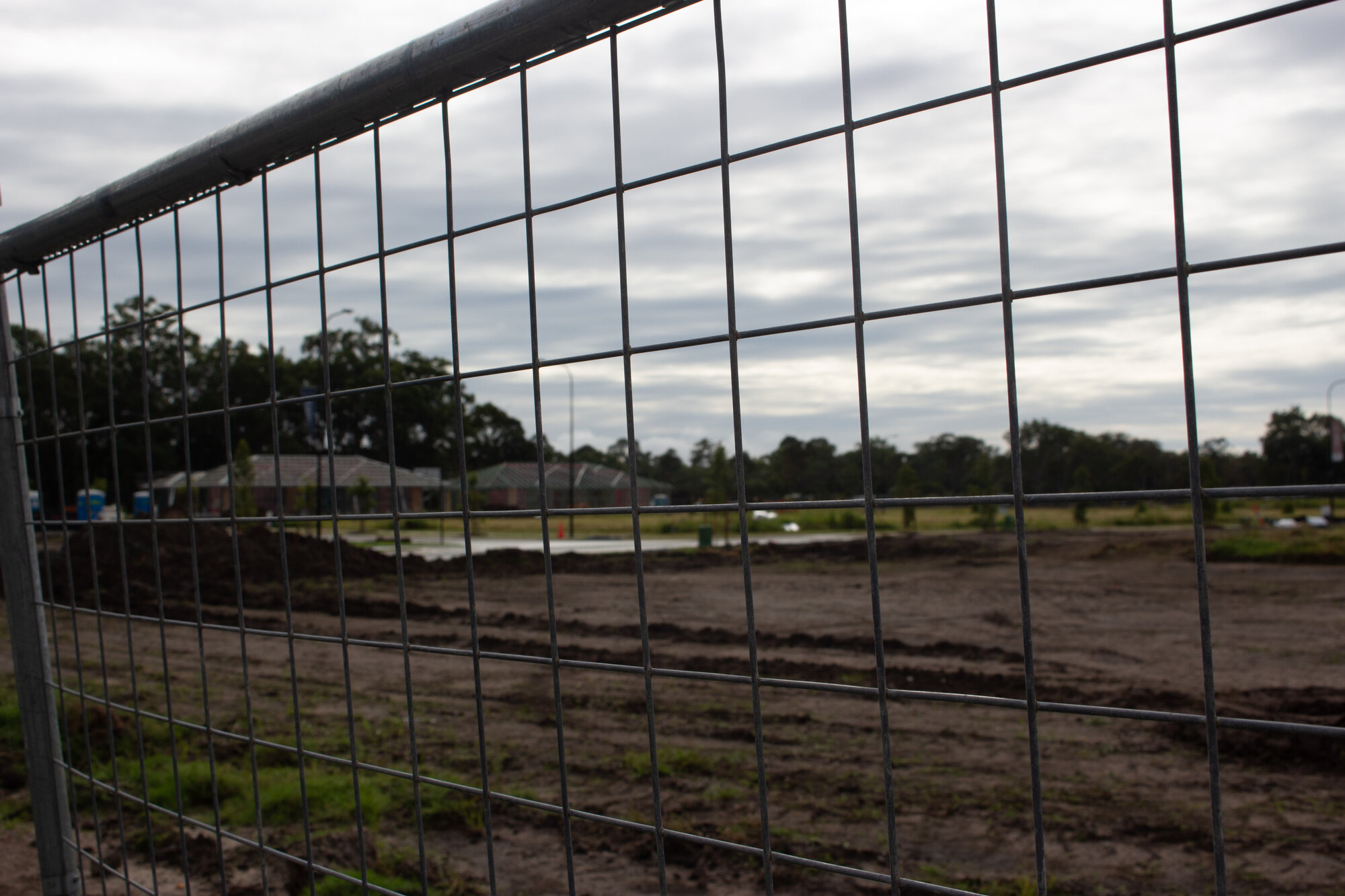 Housing construction started on new Avaline housing development - off Maitland Road Burpengary East