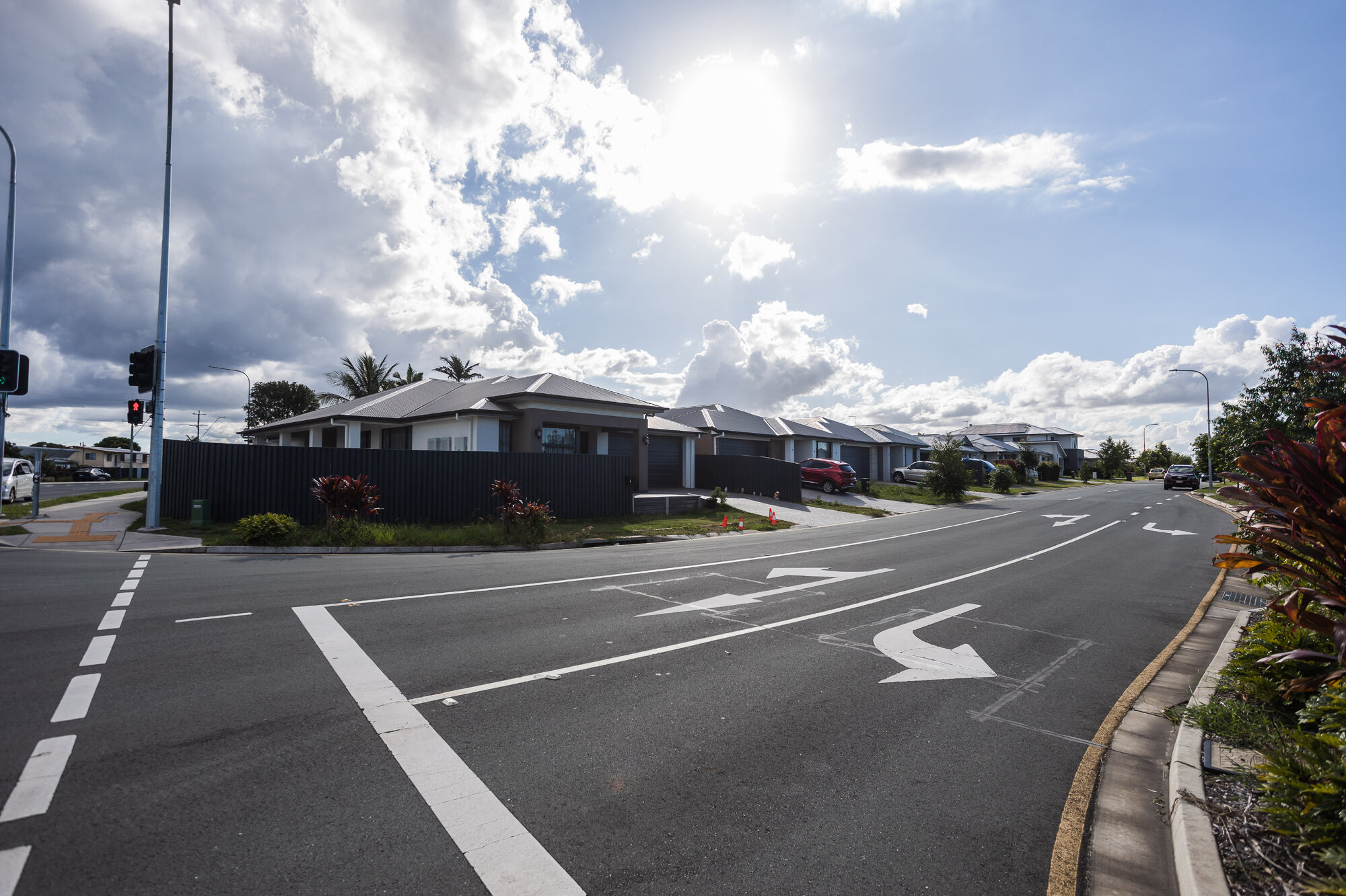 Blatchford Street Strathpine - intersection with Samsonvale Road Strathpine - houses along the street