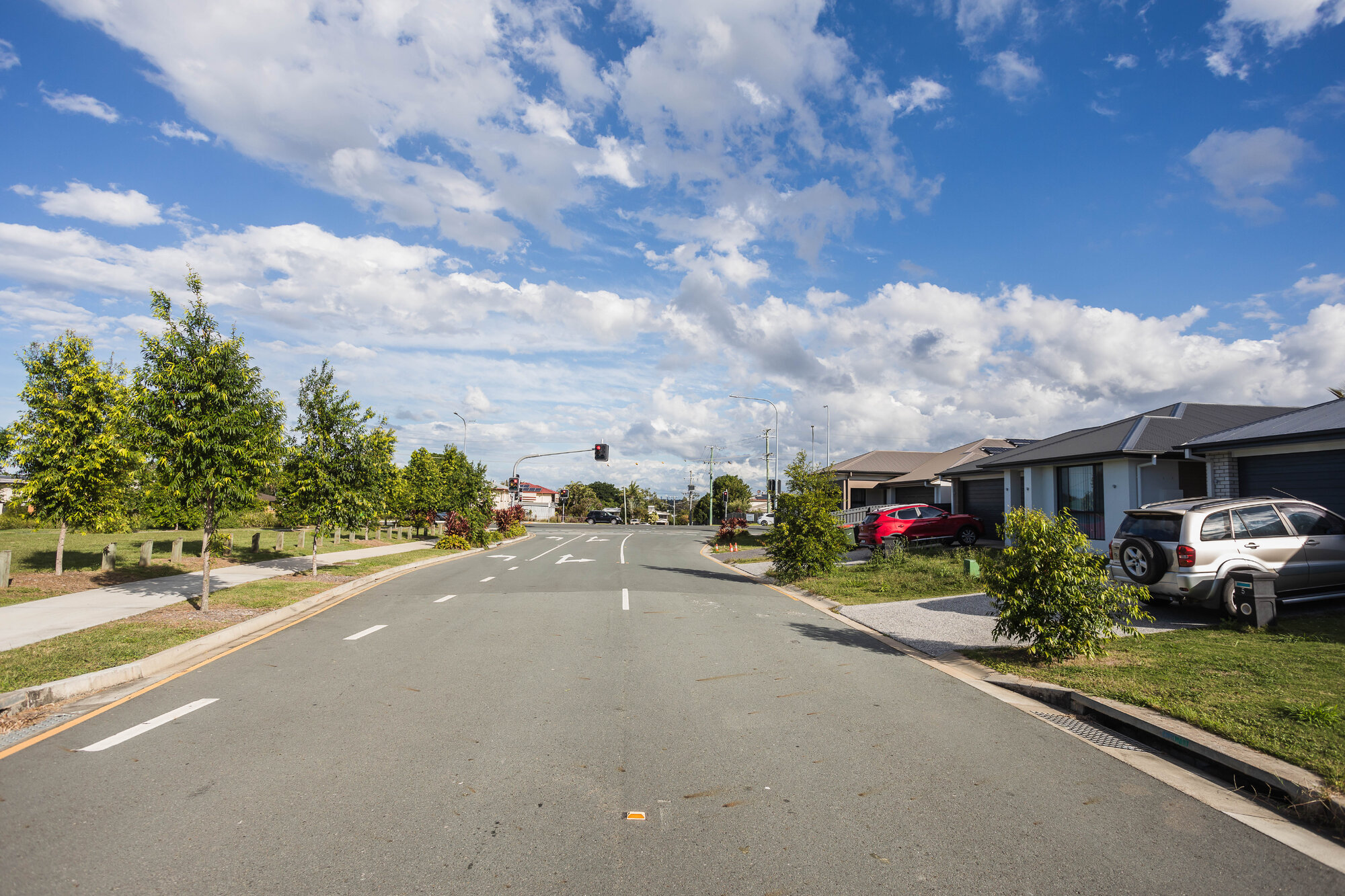 Blatchford Street Strathpine looking towards intersection with Samsonvale Road Strathpine