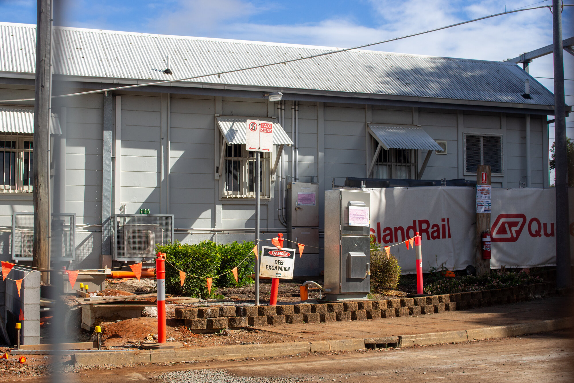 Burpengary Railway Station - construction site for major accessibility upgrade