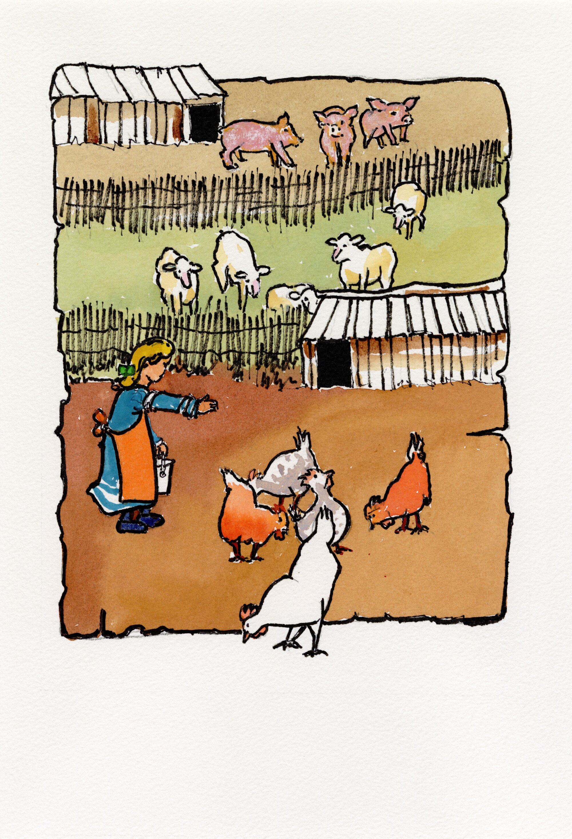 Redcliffe Convict Artwork - Livestock