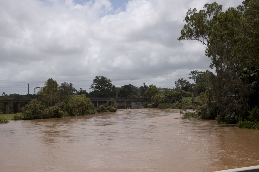 January 2011 Flood Event - Floodwaters in the North Pine River have receded substantially