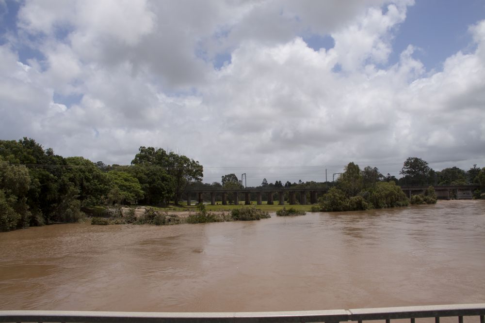 January 2011 Flood Event - Floodwaters in the North Pine River have receded substantially