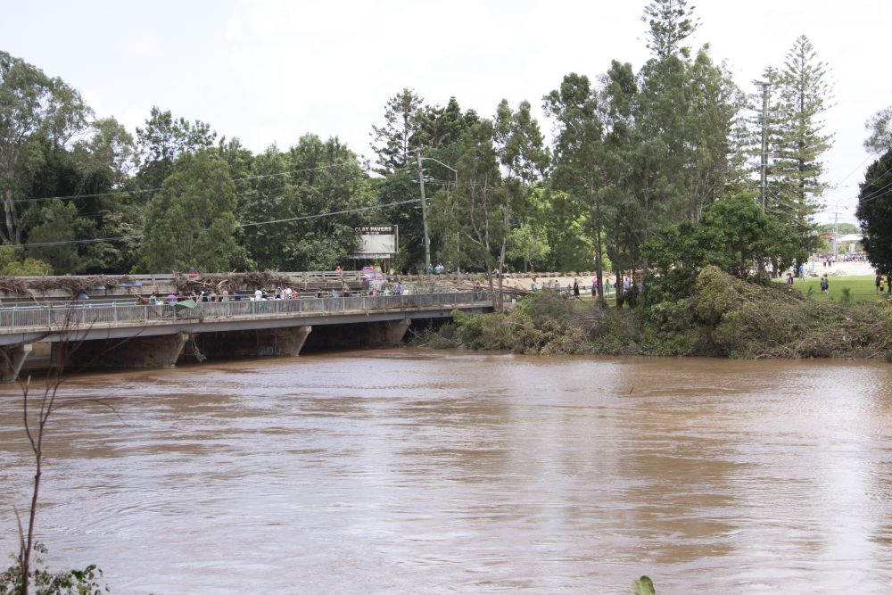 January 2011 Flood Event - Floodwaters in the North Pine River have receded substantially