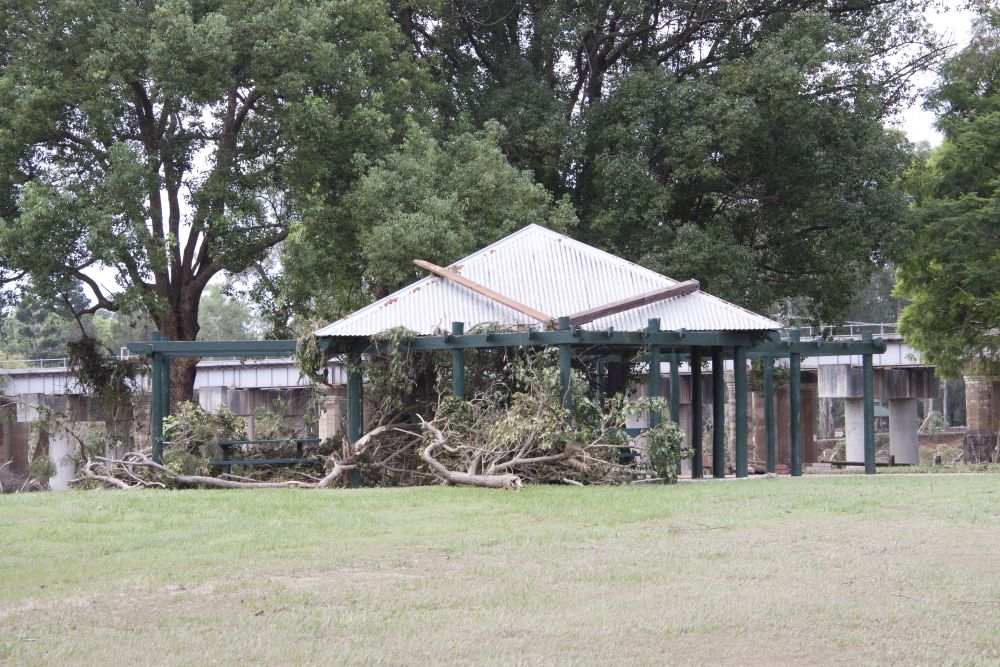 January 2011 Flood Event - Debris in Leis Park Lawnton