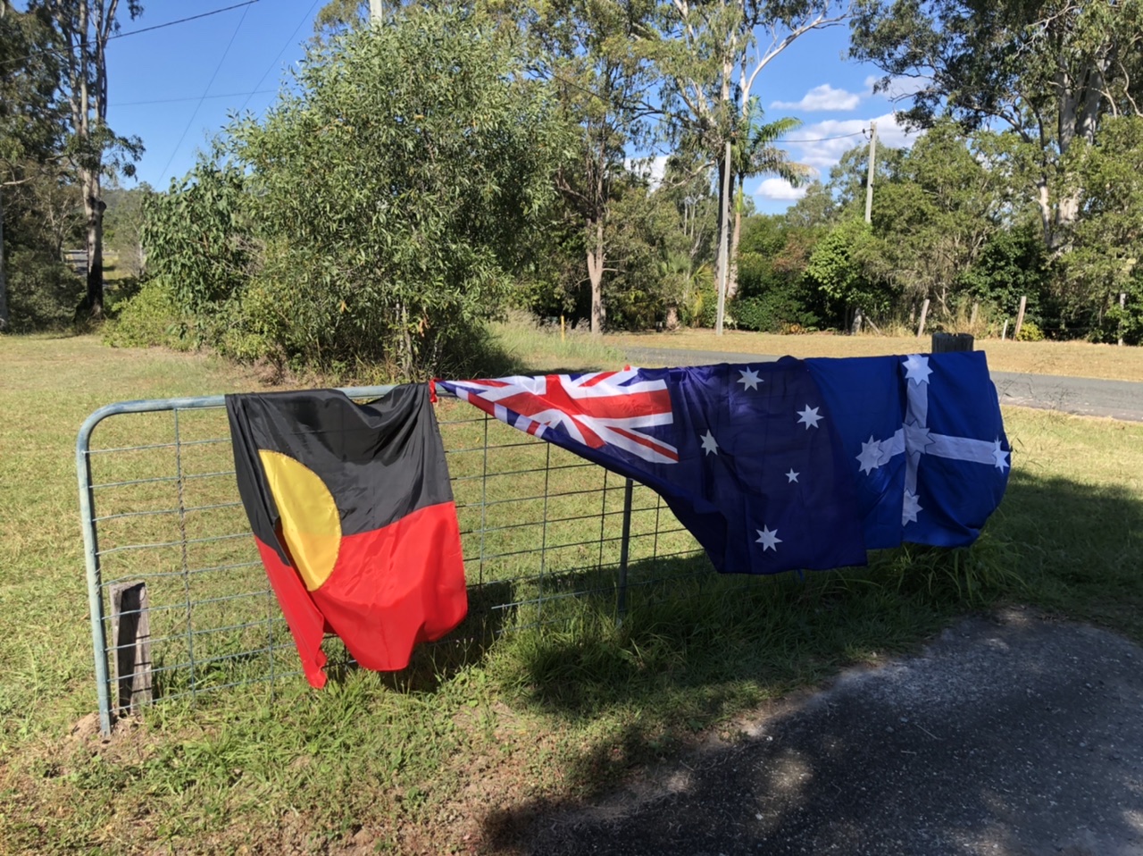 McLean Road North Camp Mountain - 25 April 2020 - Peterson Road ANZAC display - 002