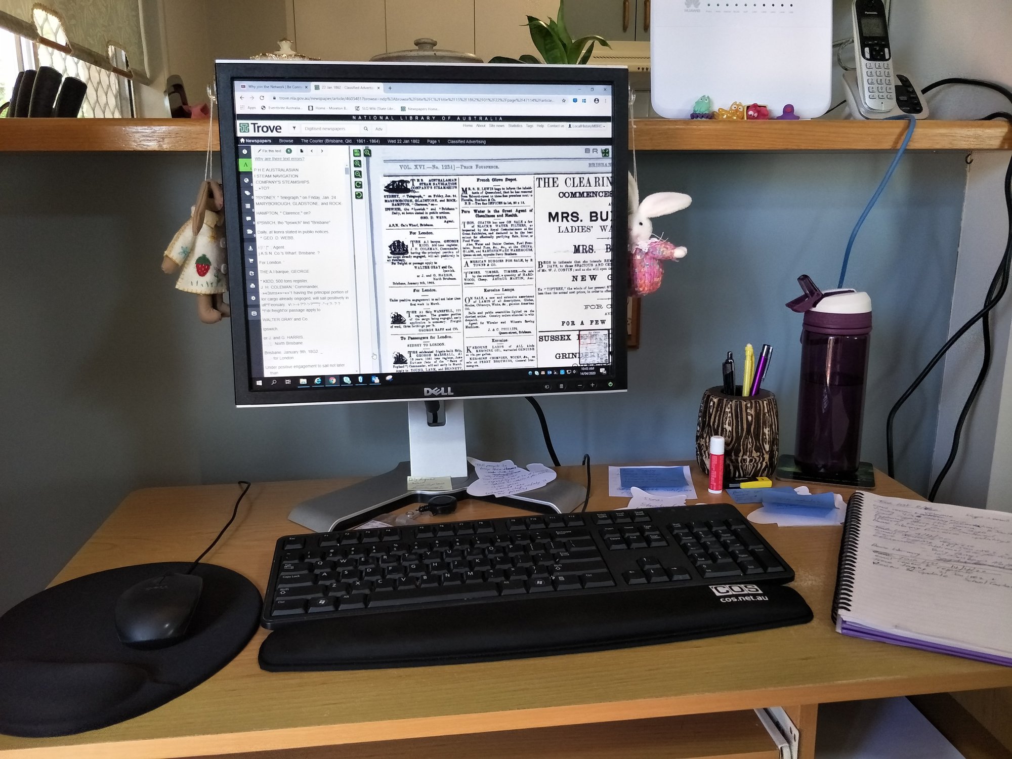 Lawnton - 14 April 2020 -Covid-19 Work From Home space