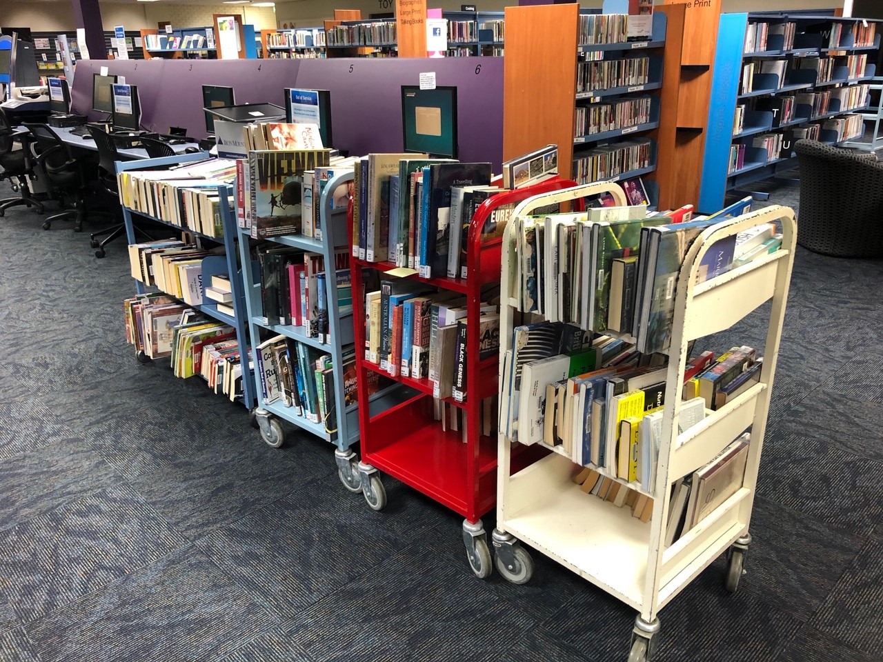 Strathpine Library - Station Road Strathpine - 15 April 2020 - items to be assessed following branch stocktake