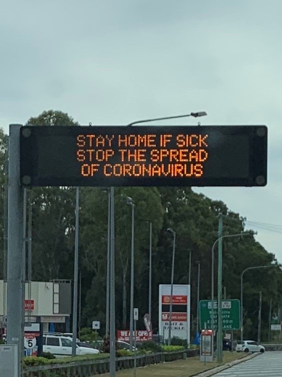 Gympie Road Carseldine - 12 May 2020 - Signage