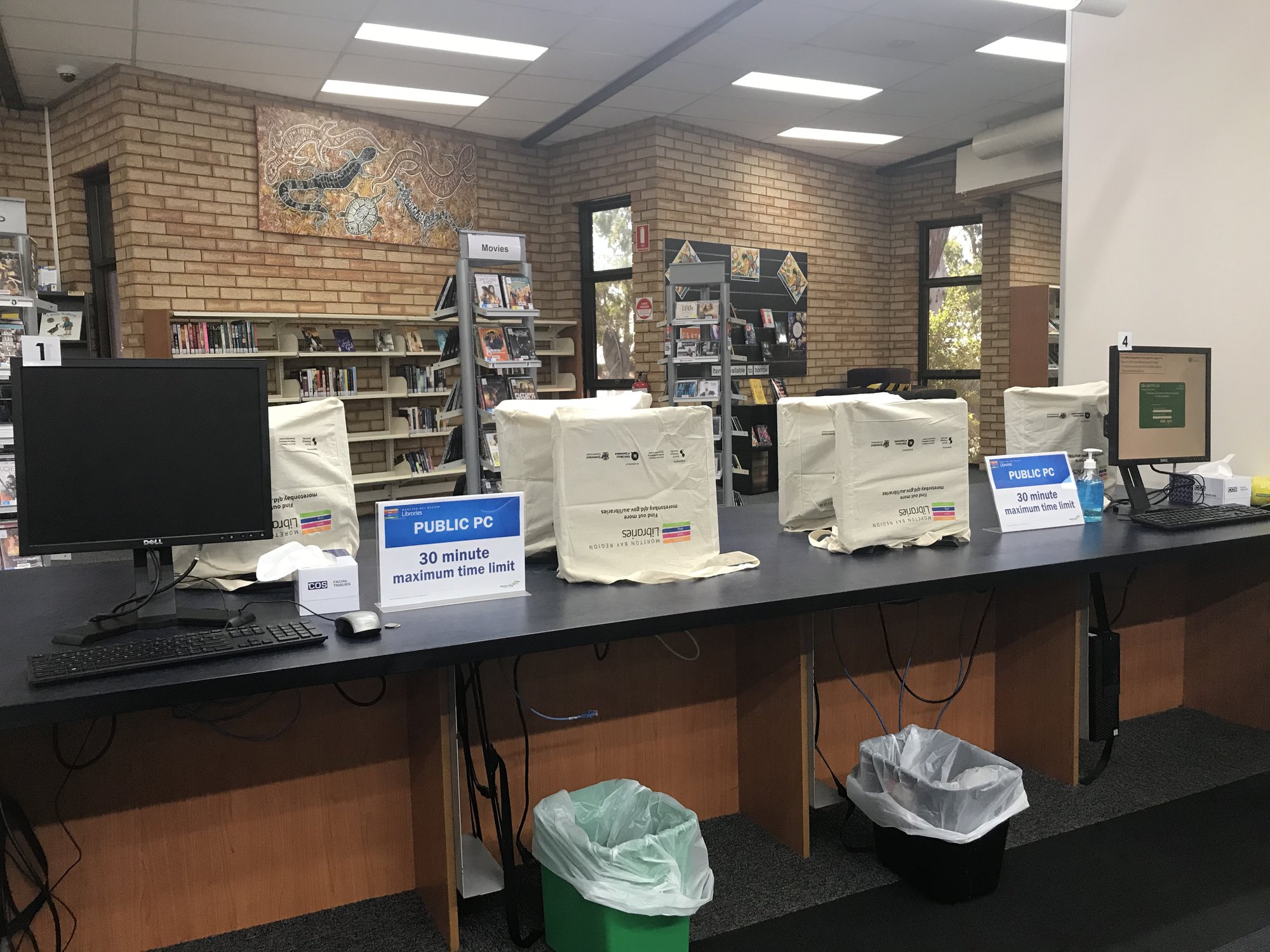 Deception Bay Library - Bayview Terrace Deception Bay - 16 May 2020 - reopening public pcs