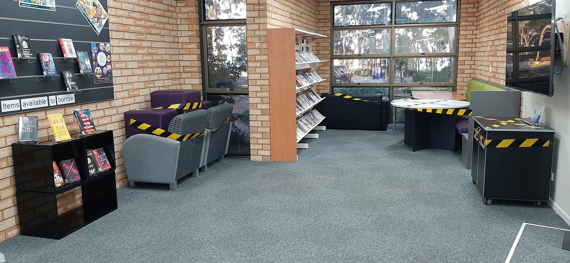 Deception Bay Library - Bayview Terrace Deception Bay - 15 May 2020 - reopening reading area