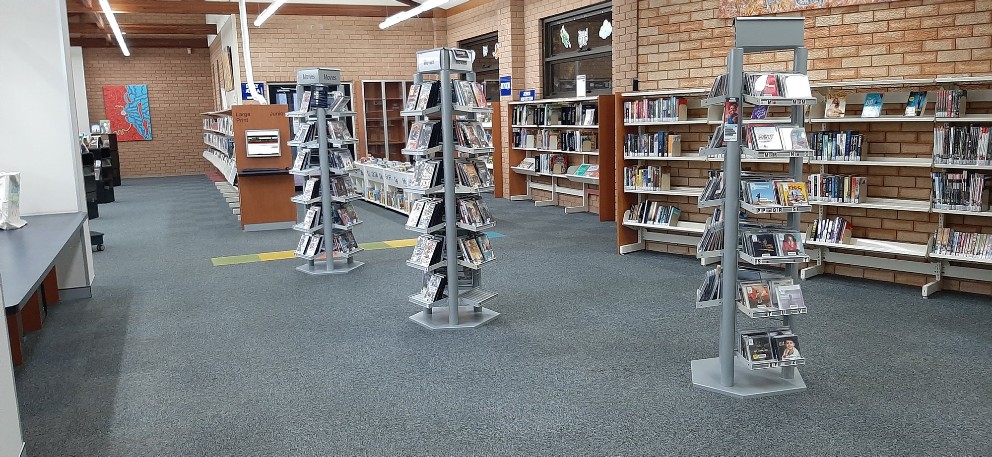 Deception Bay Library - Bayview Terrace Deception Bay - 15 May 2020 - reopening shelving spacing - 001