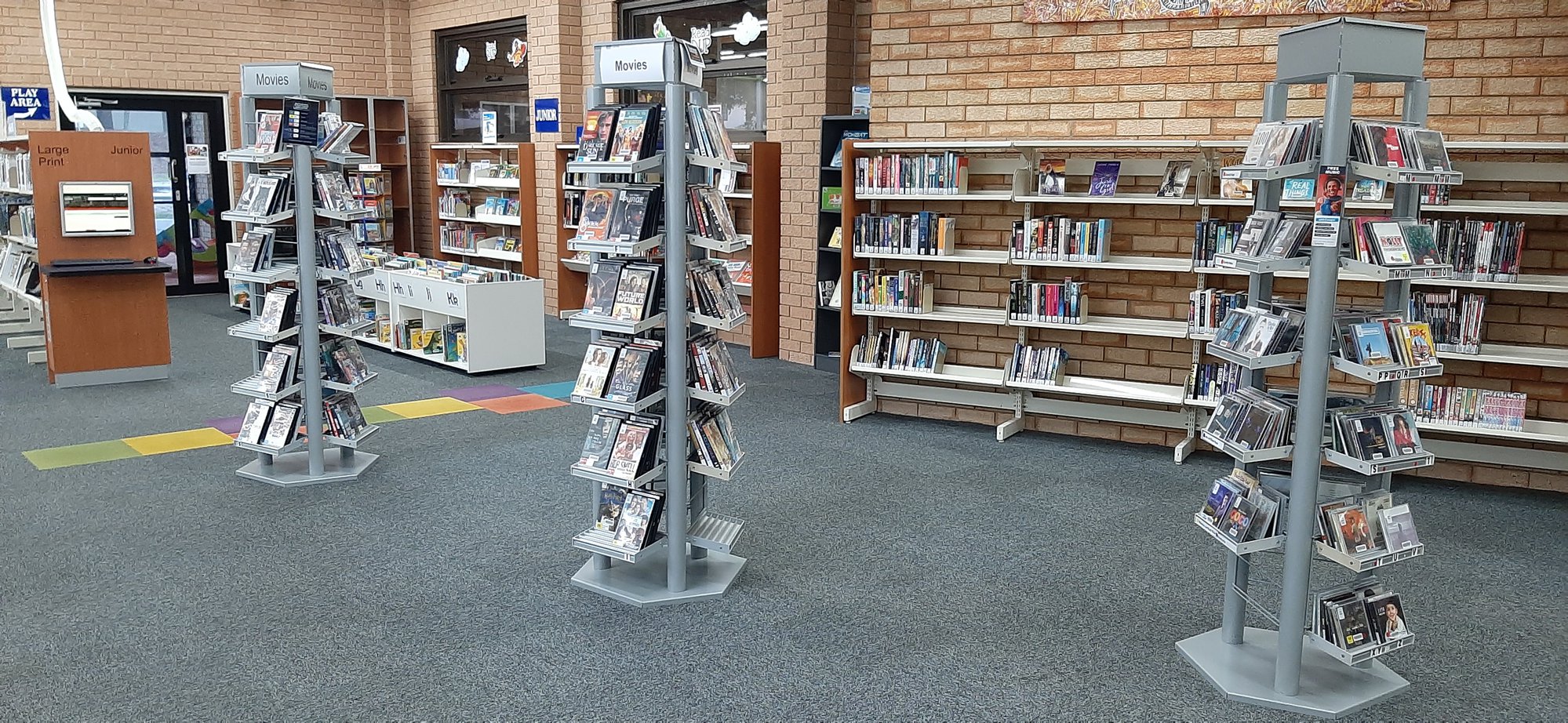 Deception Bay Library - Bayview Terrace Deception Bay - 15 May 2020 - reopening shelving spacing - 002