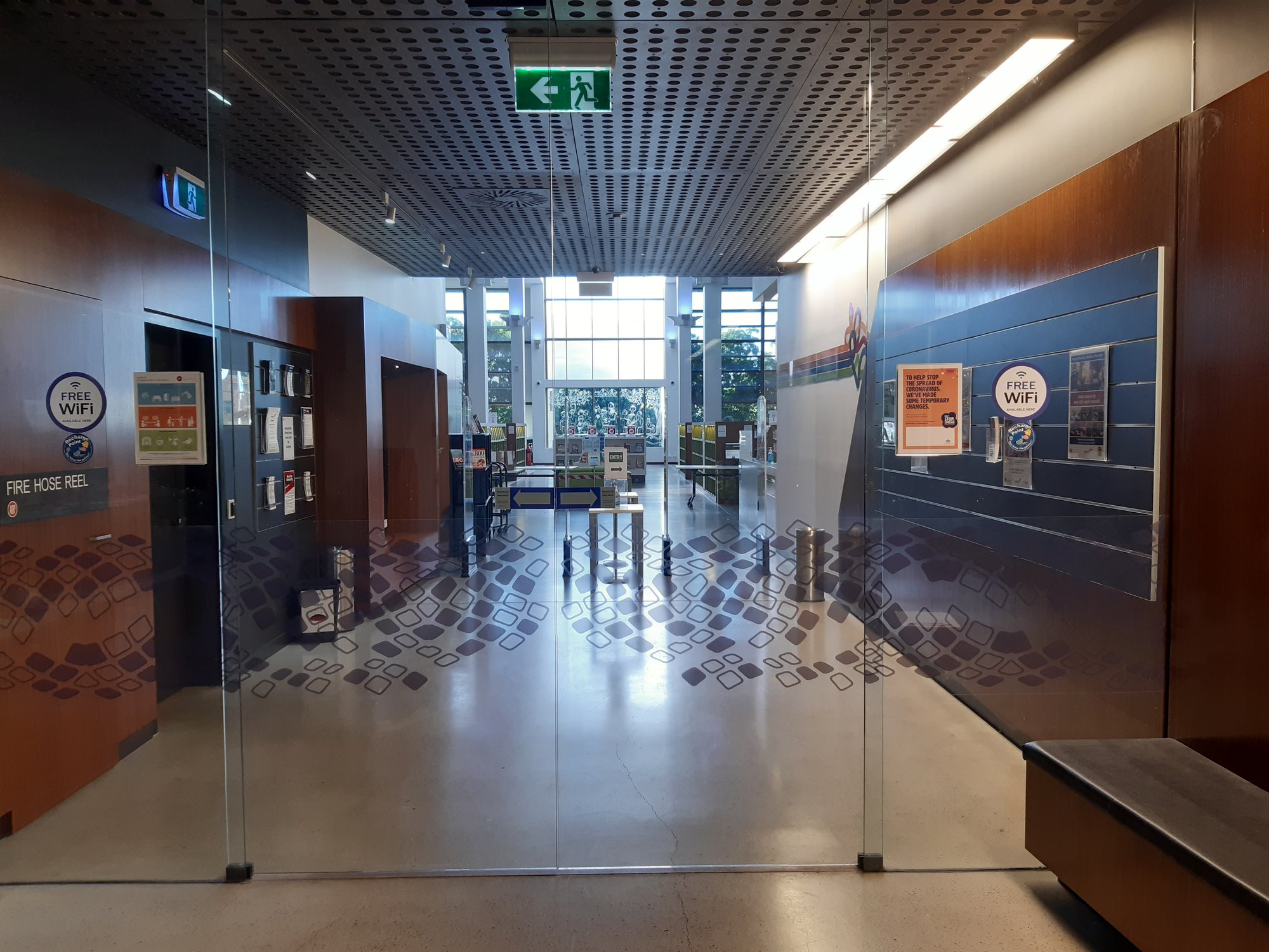 Caboolture Library - Hasking Street Caboolture - 15 May 2020 - reopening library entrance