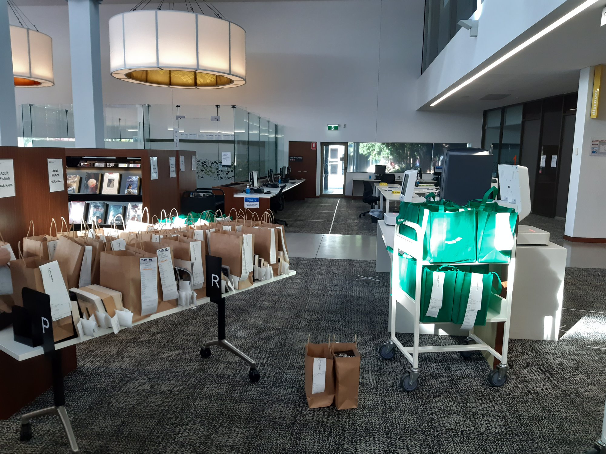 Caboolture Library - Hasking Street Caboolture - 15 May 2020 - reopening reservation pick up