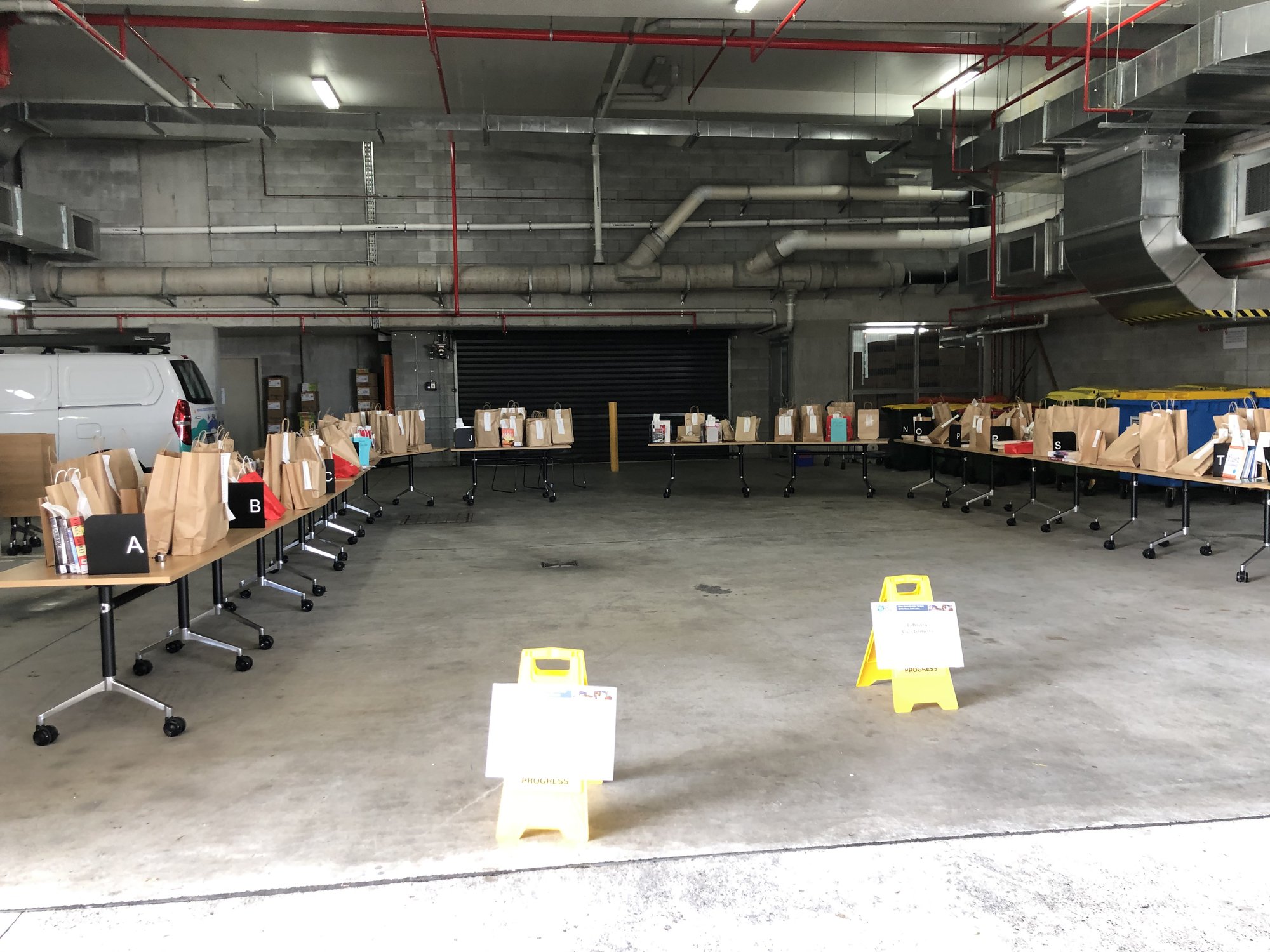 North Lakes Library - The Corso North Lakes - 15 May 2020 - reopening loading bay 12noon