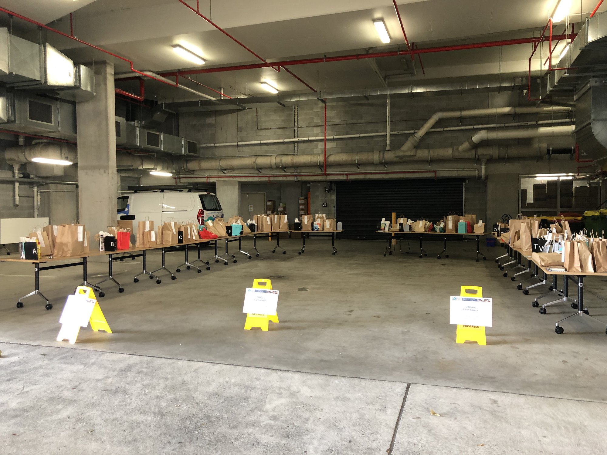 North Lakes Library - The Corso North Lakes - 15 May 2020 - reopening loading bay 2pm