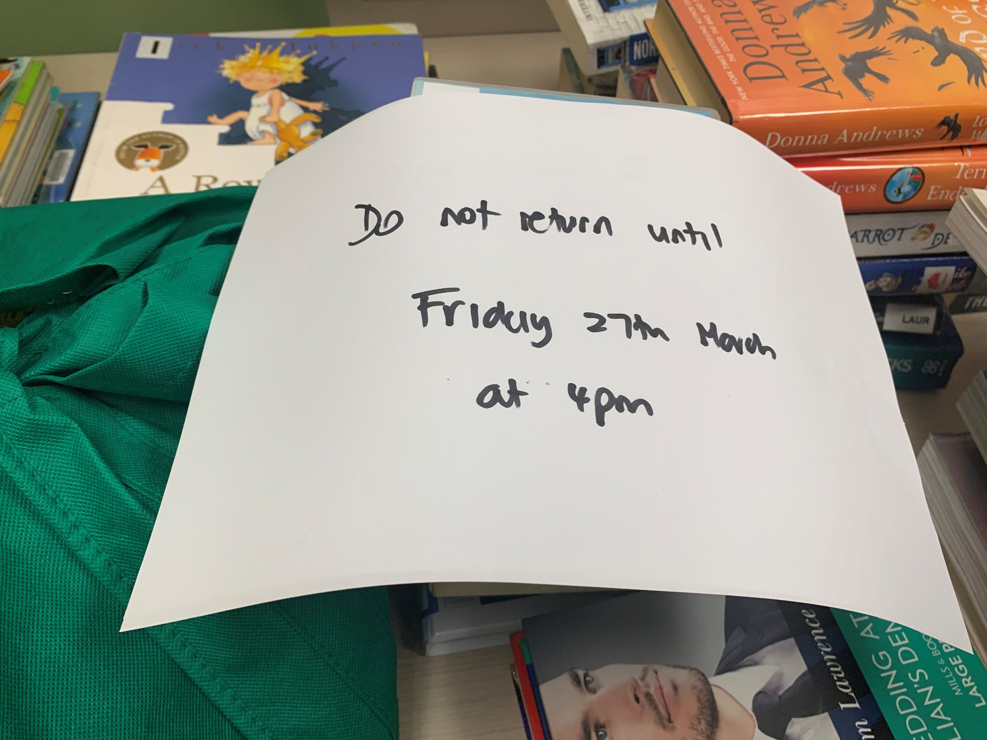Strathpine Library - Station Road Strathpine - Books in quarantine 