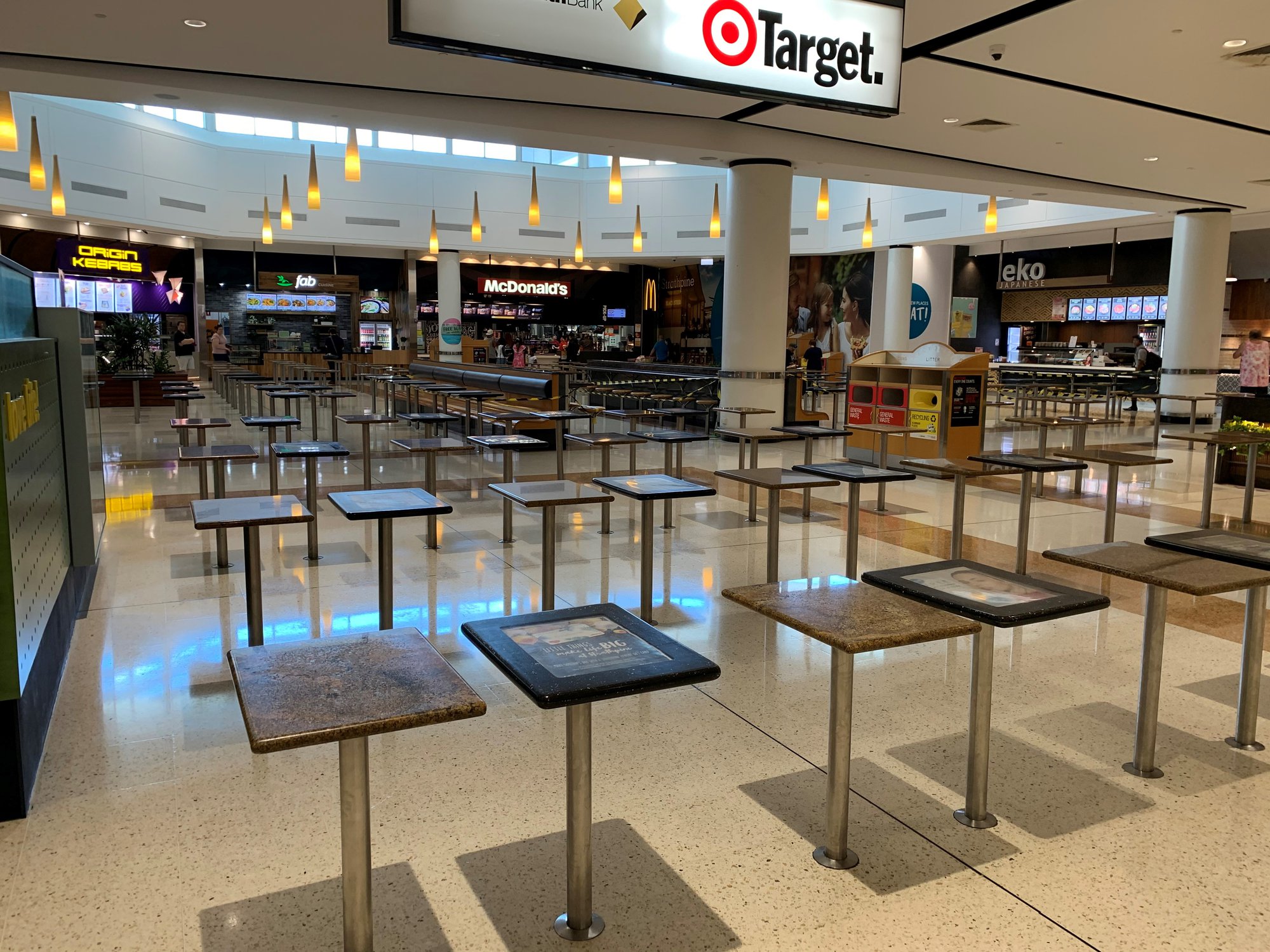 Strathpine Centre - Gympie Rd, Strathpine - 27 March 2020 - food court
